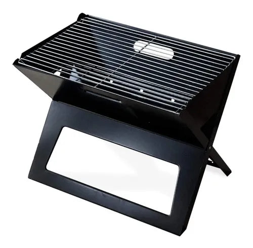 ASADOR PORTATIL DE CARBON ACERO INOXIDABLE