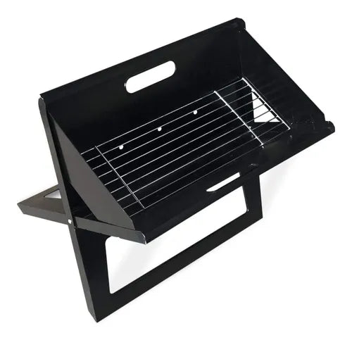 ASADOR PORTATIL DE CARBON ACERO INOXIDABLE