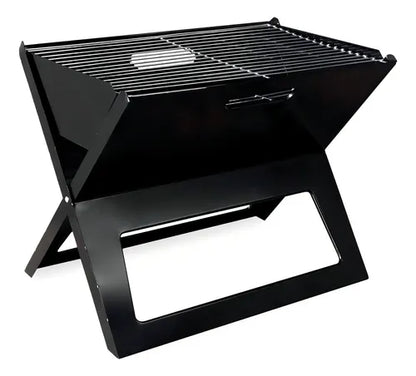 ASADOR PORTATIL DE CARBON ACERO INOXIDABLE